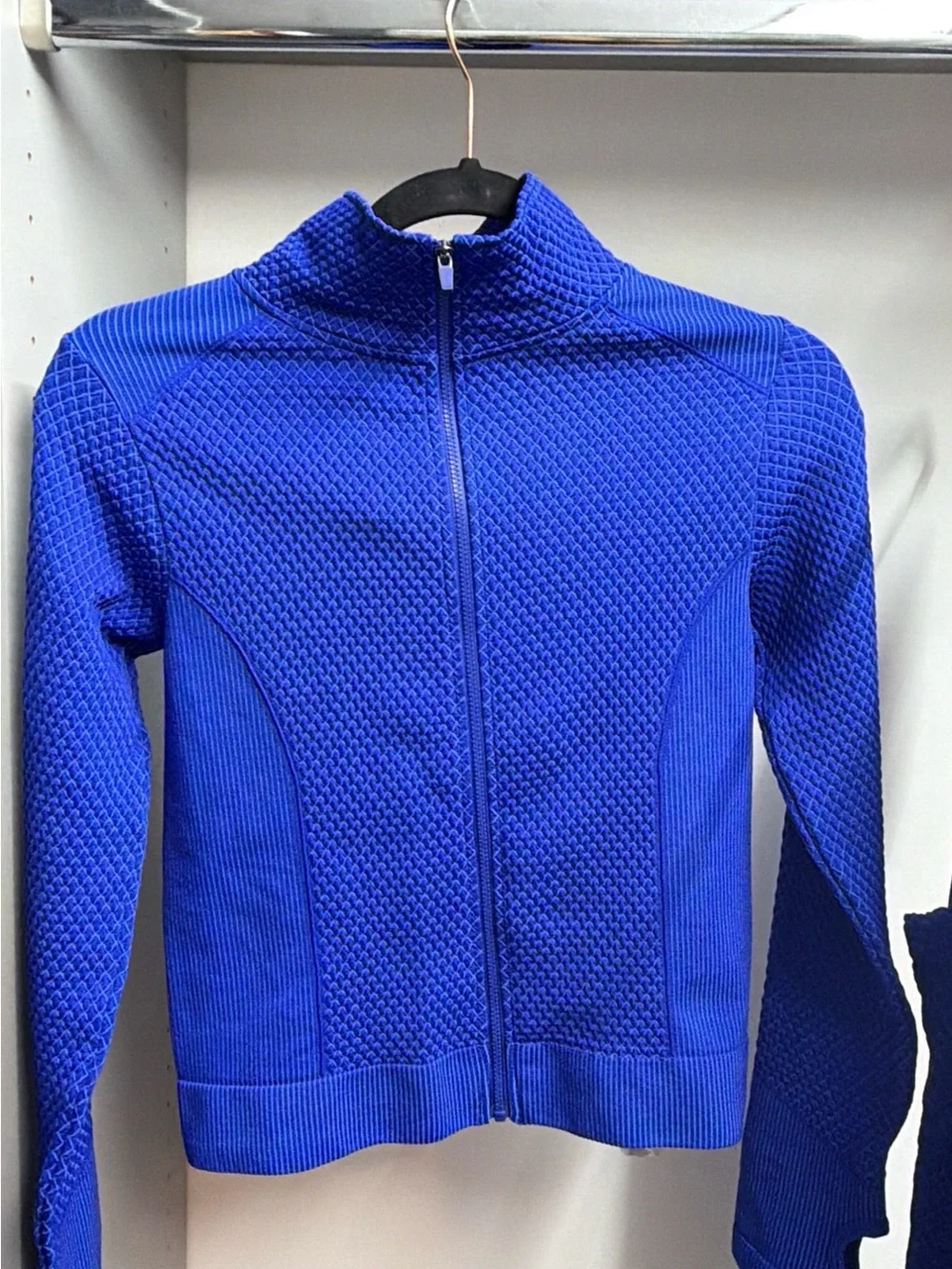 Bailey/44 Sport Cobalt Blue Seamless Activewear Set – Size Small